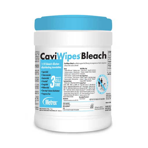 CaviWipes® Bleach Disinfecting Wipes | Quantity - 1x EA