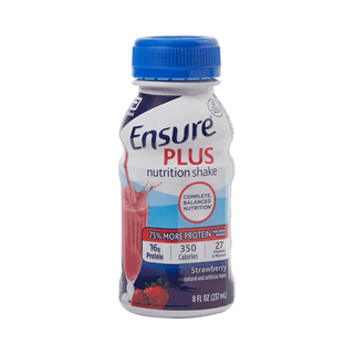 Ensure® Plus Nutrition Shake, Strawberry, 8-ounce bottle | Quantity - 1x EA