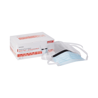 McKesson Surgical Mask with Eye Shield | Quantity - 1x CS