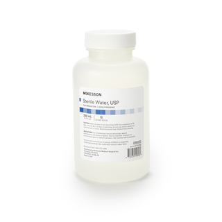 McKesson Sterile Water Irrigation Solution, 250 mL Bottle | Quantity - 1x EA