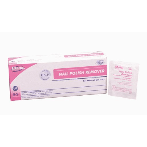 Dukal™ Nail Polish Remover Pads | Quantity - 1x BX