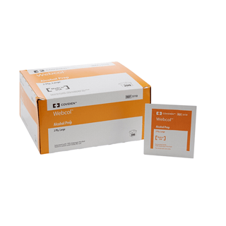 Webcol™ Alcohol Prep Pad, 1.5 x 3.25 Inch, Individual Packets | Quantity - 1x CS