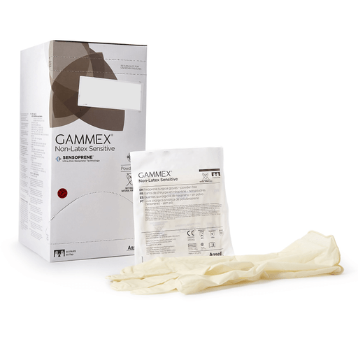 Gammex® Non-Latex Sensitive Polychloroprene Surgical Glove, Size 7, Cream | Quantity - 1x BX
