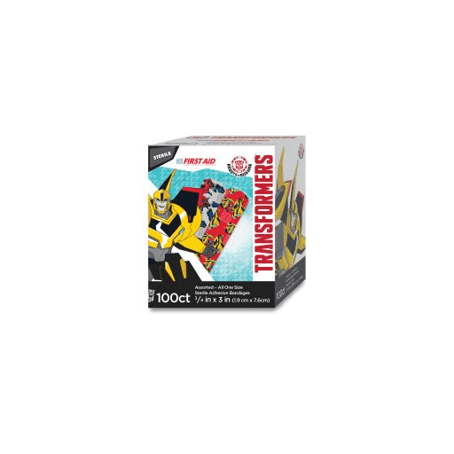 American® White Cross Stat Strip® Transformers Adhesive Strip, ¾ x 3 Inch | Quantity - 1x BX