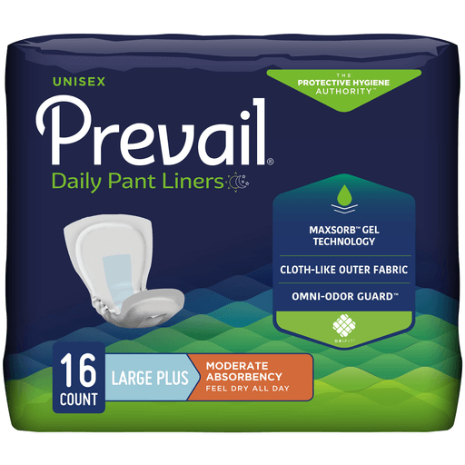 Prevail® Daily Pant Liners Moderate Absorbency Bladder Control Pad, 28 Inch | Quantity - 1x CS
