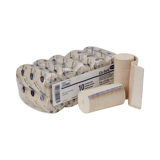 EZe-Band® LF Double Hook and Loop Closure Elastic Bandage, 4 Inch x 5-1/2 Yard | Quantity - 1x PK