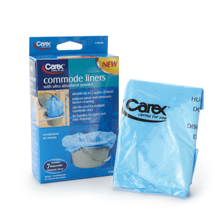 Carex® Commode Liner, 14 x 14 Inch | Quantity - 1x BX