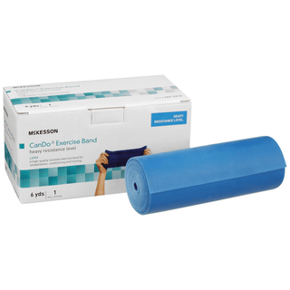 McKesson Exercise Resistance Band, Blue, 5 Inch x 6 Yard, Heavy Resistance | Quantity - 1x EA