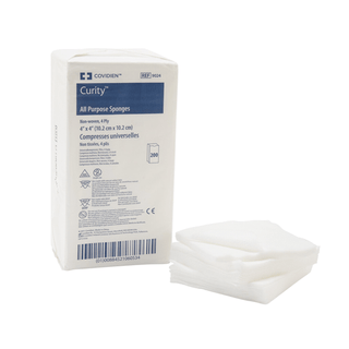 Curity™ Nonwoven Sponge, 4 x 4 Inch, 4-Ply | Quantity - 1x CS