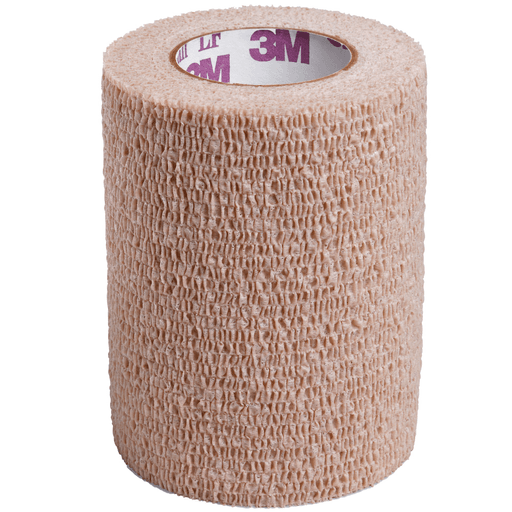 3M™ Coban™ LF Self-adherent Closure Cohesive Bandage, 3 Inch x 5 Yard, Tan | Quantity - 1x EA