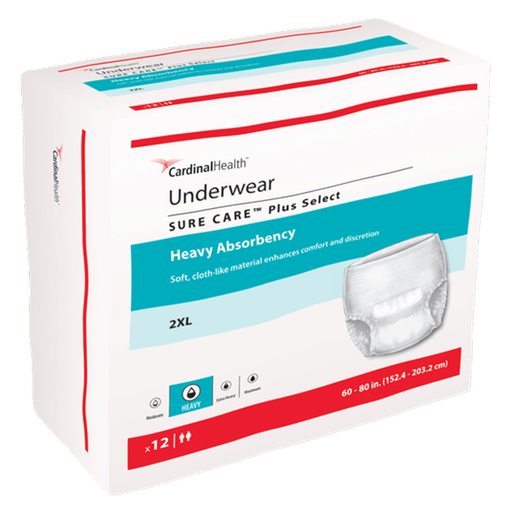 Sure Care™ Plus Heavy Absorbent Underwear, 2X-Large | Quantity - 1x BG