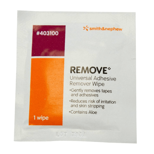 Remove™ Adhesive Remover, 2½ x 2½ Inch Wipe | Quantity - 1x EA