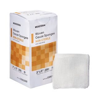 McKesson Gauze Sponge, 3 x 3 Inch, 8-Ply | Quantity - 1x CS