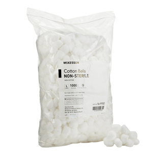 McKesson Nonsterile Cotton Balls, Large | Quantity - 1x CS