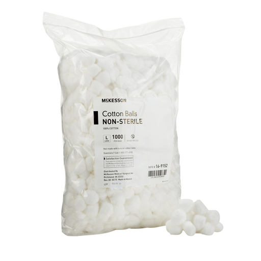 McKesson Nonsterile Cotton Balls, Large | Quantity - 1x CS