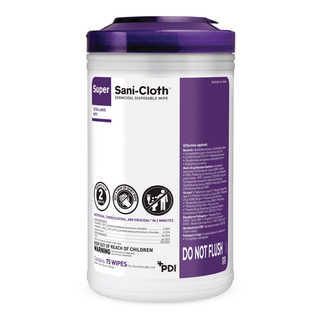 Super Sani-Cloth® Extra Large Germicidal Disinfectant Wipes, Canister, 75 ct. | Quantity - 1x CN