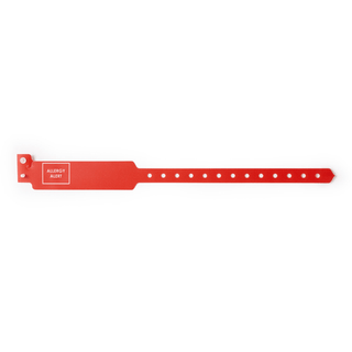 Sentry® SuperBand® Allergy Alert Identification Band, 11-1/2 Inch, Red | Quantity - 1x BX