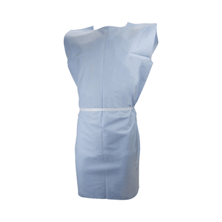 McKesson Pediatric Exam Gown, Medium, Blue | Quantity - 1x CS