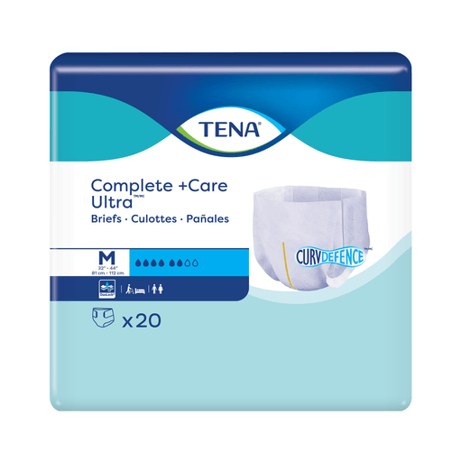 TENA Complete +Care Ultra™ Briefs with CurvDefence™, Medium | Quantity - 1x CS
