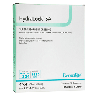 HydraLock™ Super Absorbent Dressing, 4 x 4 Inch | Quantity - 1x EA