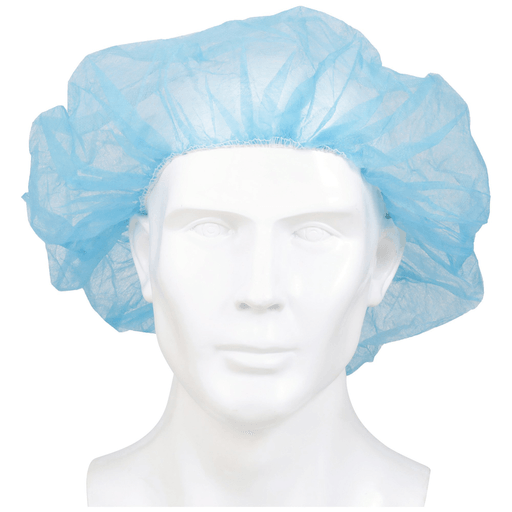 McKesson Disposable Bouffant Surgical Caps, Blue, Elastic Closure, X-Large, 24" | Quantity - 1x BX