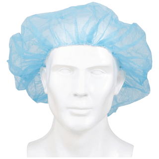 McKesson Disposable Bouffant Surgical Caps, Blue, Elastic Closure, X-Large, 24" | Quantity - 1x BX