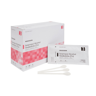McKesson Impregnated Swabstick, 70% Isopropyl Alcohol | Quantity - 1x CS