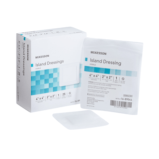 McKesson Adhesive Dressing, 4 x 4 Inch | Quantity - 1x BX