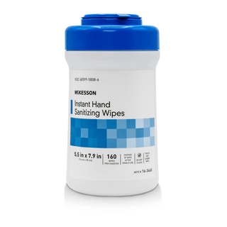 McKesson Instant Hand Sanitizing Wipes | Quantity - 1x CS