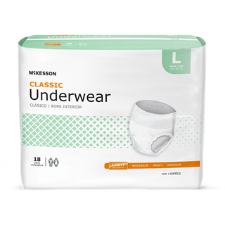 McKesson Classic Light Absorbency Incontinence Underwear, Large | Quantity - 1x CS