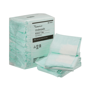 Wings™ Plus Heavy Absorbency Underpads, 30 x 36 Inch | Quantity - 1x BG