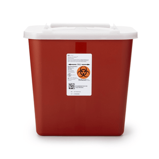 Sharps-A-Gator™ Sharps Container, 2 Gallon, 10-1/4 x 7 x 10-1/2 Inch | Quantity - 1x CS