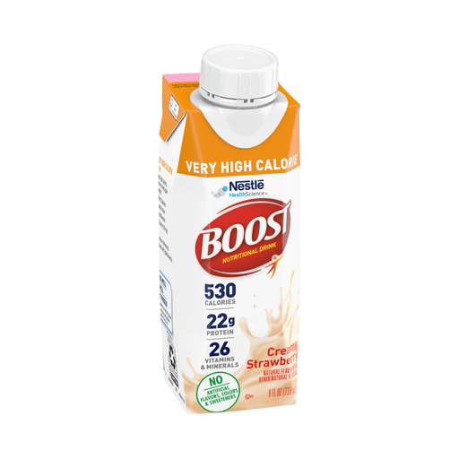 Boost® Very High Calorie Strawberry Nutritional Drink, 8-ounce carton | Quantity - 1x CS