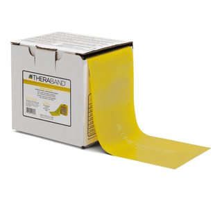 TheraBand® Professional Light Exercise Resistance Band, Yellow, 25 Yard | Quantity - 1x EA