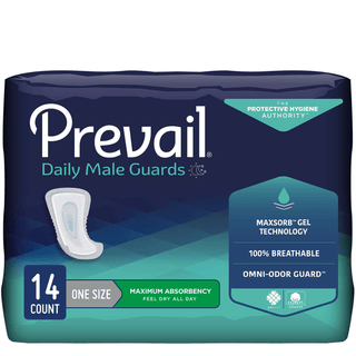 Prevail® Daily Male Guards Maximum Bladder Control Pad, 12½-Inch Length | Quantity - 1x PK
