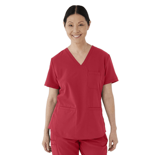 TOP SCRUB AVE WMN LEX RED XS | Quantity - 1x 1 Each / Each