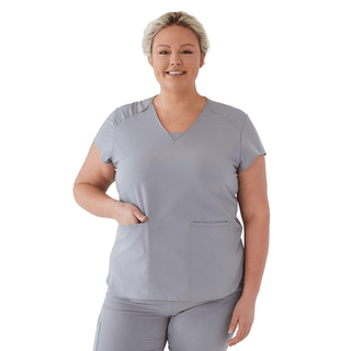 TOP SCRUB AVE WMN MONROE GRY XL | Quantity - 1x 1 Each / Each