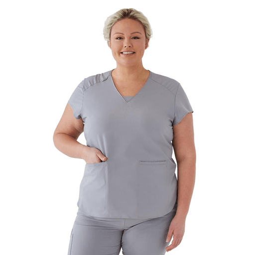 TOP SCRUB AVE WMN MONROE GRY 2XL | Quantity - 1x 1 Each / Each