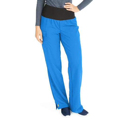PANT SCRUB OCEAN AVE YOGA ELAST RYL L | Quantity - 1x 1 Each / Each