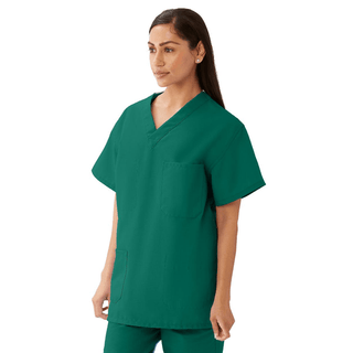 TOP SCRUB REV A-STAT 4PKT GRN ANG-CC MD | Quantity - 1x 1 Each / Each