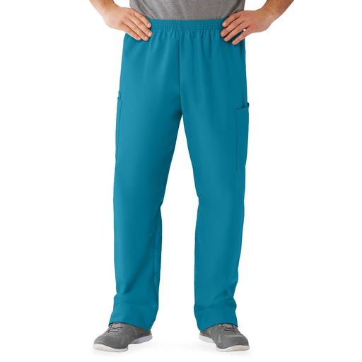 PANT SCRUB CARGO UNISEX PEACOCK SM MD | Quantity - 1x 1 Each / Each