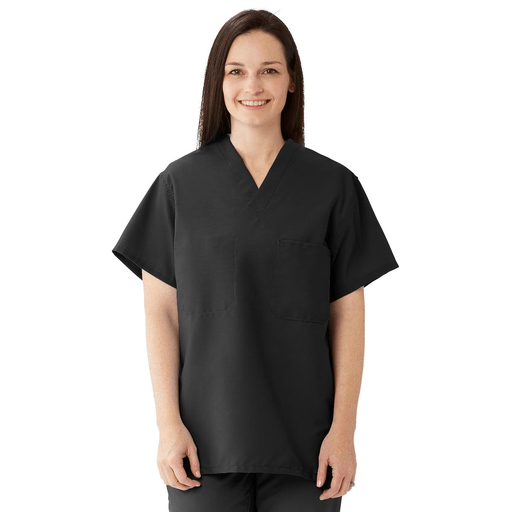 TOP SCRUB REV 2PKT BLACK MDL-CC SM | Quantity - 1x 1 Each / Each
