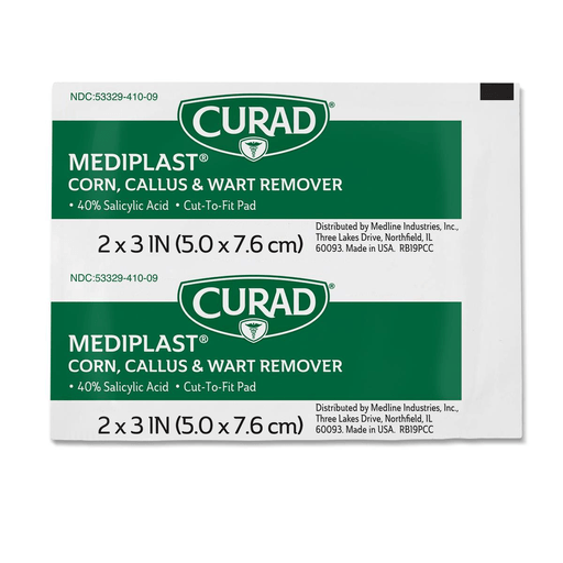 PAD MEDIPLAST WART CURAD 2 X3 | Quantity - 1x 1 Each / Each