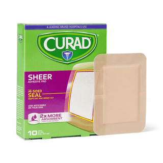 DBD-BANDAGE SHEER CURAD ADHESIVE 3 X4  1 | Quantity - 1x 24 Box / Case