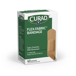 BANDAGE FLEXFABRIC CURAD 3/4 X2.5  4 | Quantity - 1x 1 Box / Box