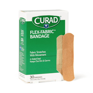 DBD-BANDAGE FABRIC CURAD 30CT 3/4X3 | Quantity - 1x 24 Box / Case