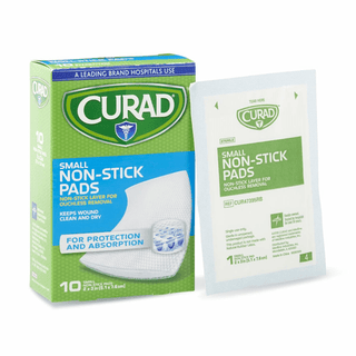 PAD NON-STICK CURAD 2X3 10/BX 12BX | Quantity - 1x 1 Box / Box