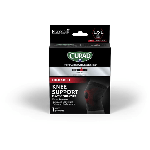 SUPPORT KNEE ELASTIC L/XL INFRARED 1 EA | Quantity - 1x 1 Each / Each