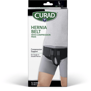 BELT HERNIA BLACK  ELASTIC RETAIL L 1 EA | Quantity - 1x 1 Each / Each