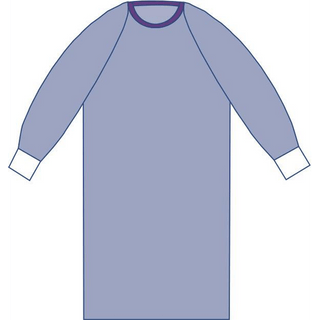 GOWN AURORA NONRNF RAGLAN 2XL ST 28/CS | Quantity - 1x 28 Each / Case